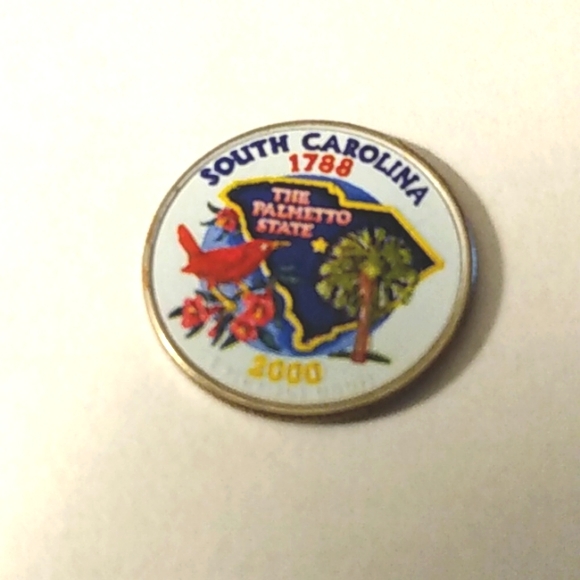 2000 COLORIZED US MINT STATE QUARTERS  Complete Set of 5 Coins   - Picture 7 of 7